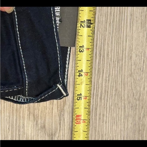 NWT True Religion Jennie High Rise Super Skinny Dark Blue Jeans. W25xL29 - Picture 9 of 11